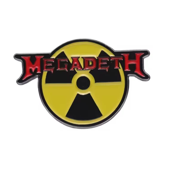 Megadeth kitűző